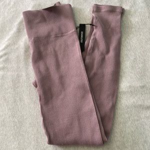 High Rise Long Leggings - Lavender